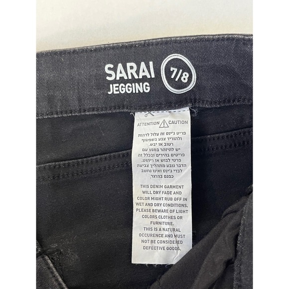 Castro Sarai Jeans Womens 8 Black Jegging Skinny - Picture 7 of 13